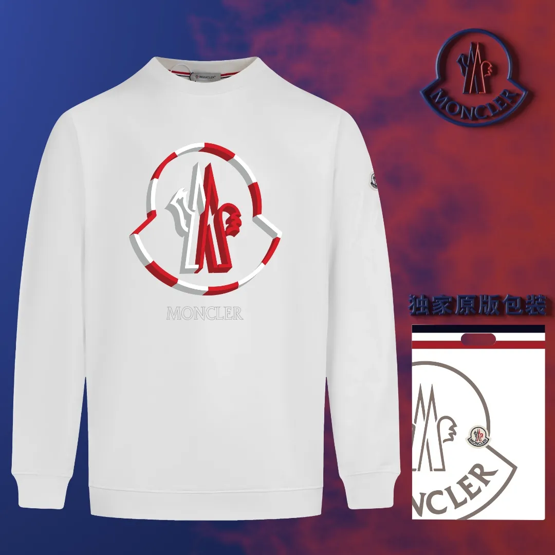 【 Quality】 【🎉 🎊】 【 MONCLER】【In Stock 】 🏅2024 New Arrival Premium 3D LOGO ， ， Premium ⚠️ ： 460 ， 21S 10S 26/2 1*1 ！ ， ， ， ， ， ！ Same Style ✔ Same Style： ❗ ✔【 Same Style， In Stock！】 ➡Size：S M L XL XXL ➡ ：Black White ⚠️Size Size